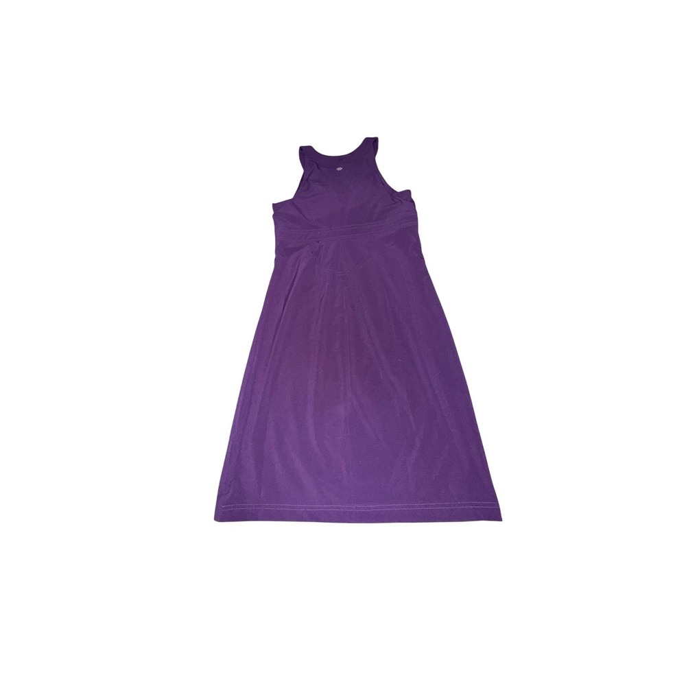 Athleta Purple High Neck Racerback Athletic Dress Zip Pocket 819756 Size6 - Picture 5 of 12